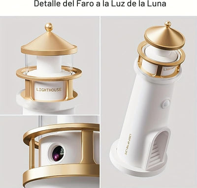 Lámpara de luna led recargable con sensor movimiento para niños