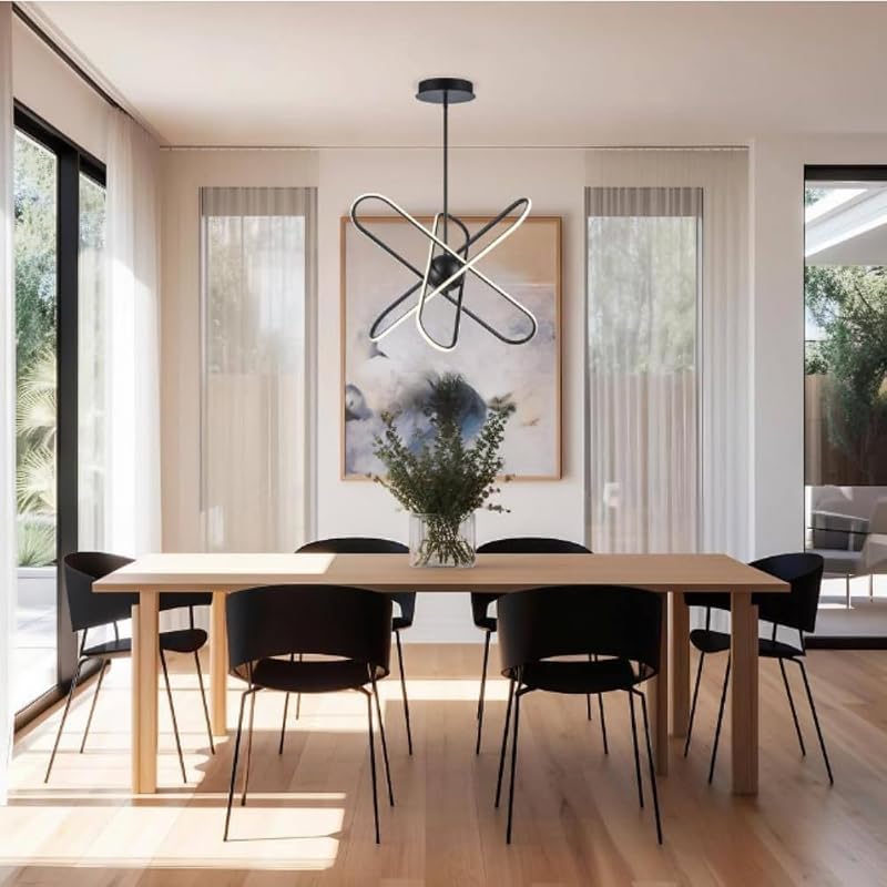 Lámpara colgante LED regulable 21pulg 3000K blanco moderna