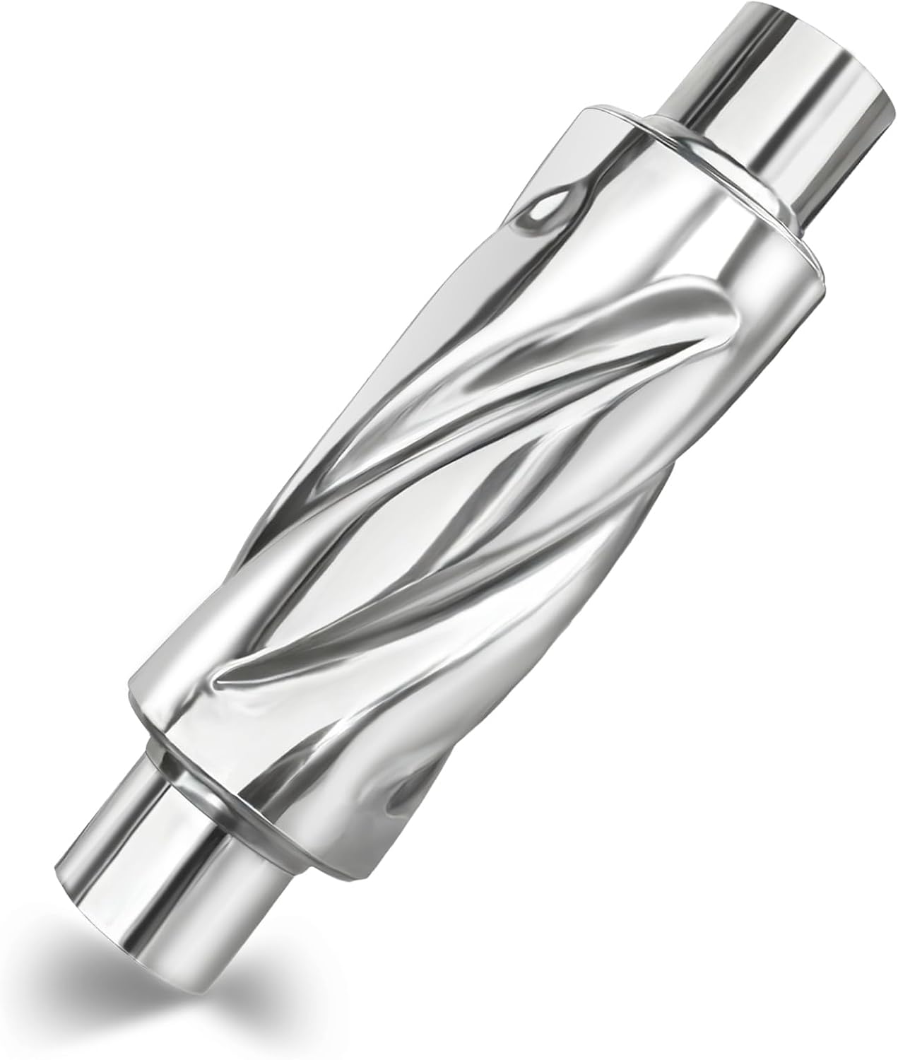 Silenciador escape 2.5" doble ruidosa universal