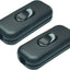 Interruptor basculante AC 250V 6A para lámpara de dormitorio set 2