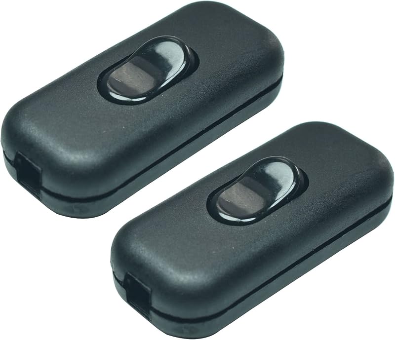 Interruptor basculante AC 250V 6A para lámpara de dormitorio set 2