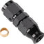 Adaptador 4AN hembra a 1/4 roscada aluminio negro