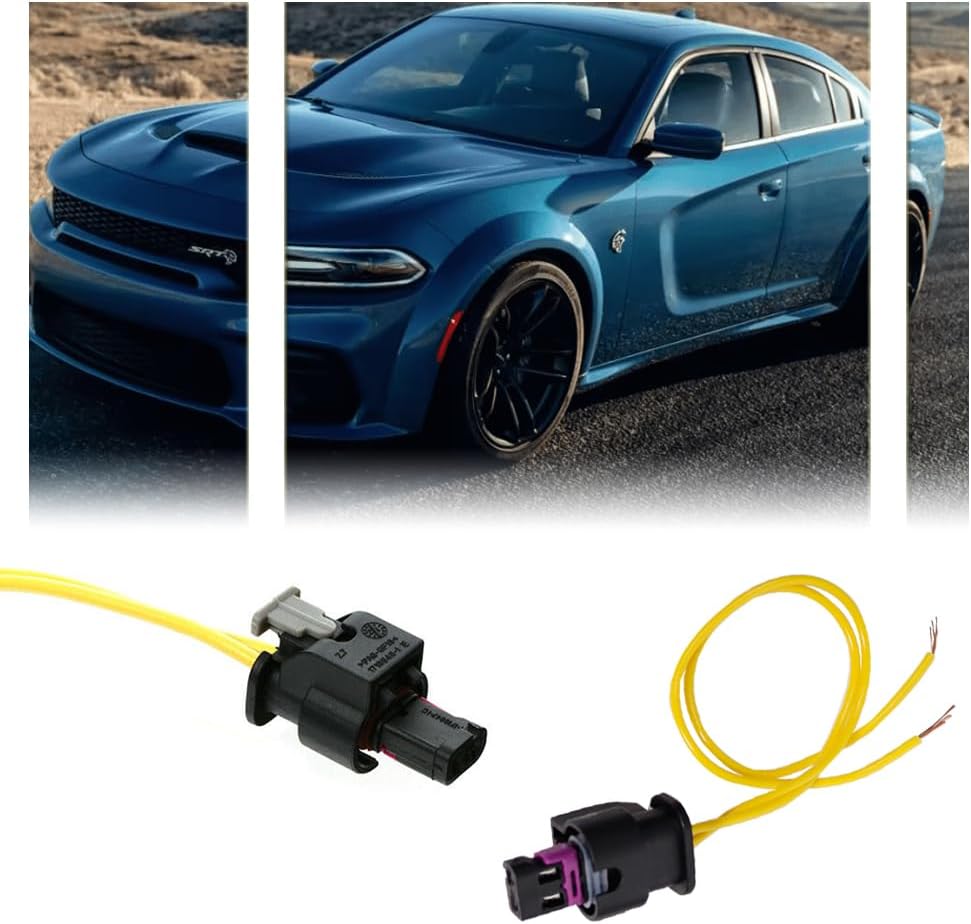 2 Pzas Cables Conector Pigtail Luz Marcadora Dodge Charger 15-23