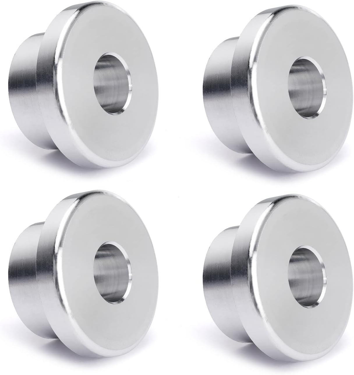 Bujes elevadores manillar Harley Softail Dyna 84-16 Plata