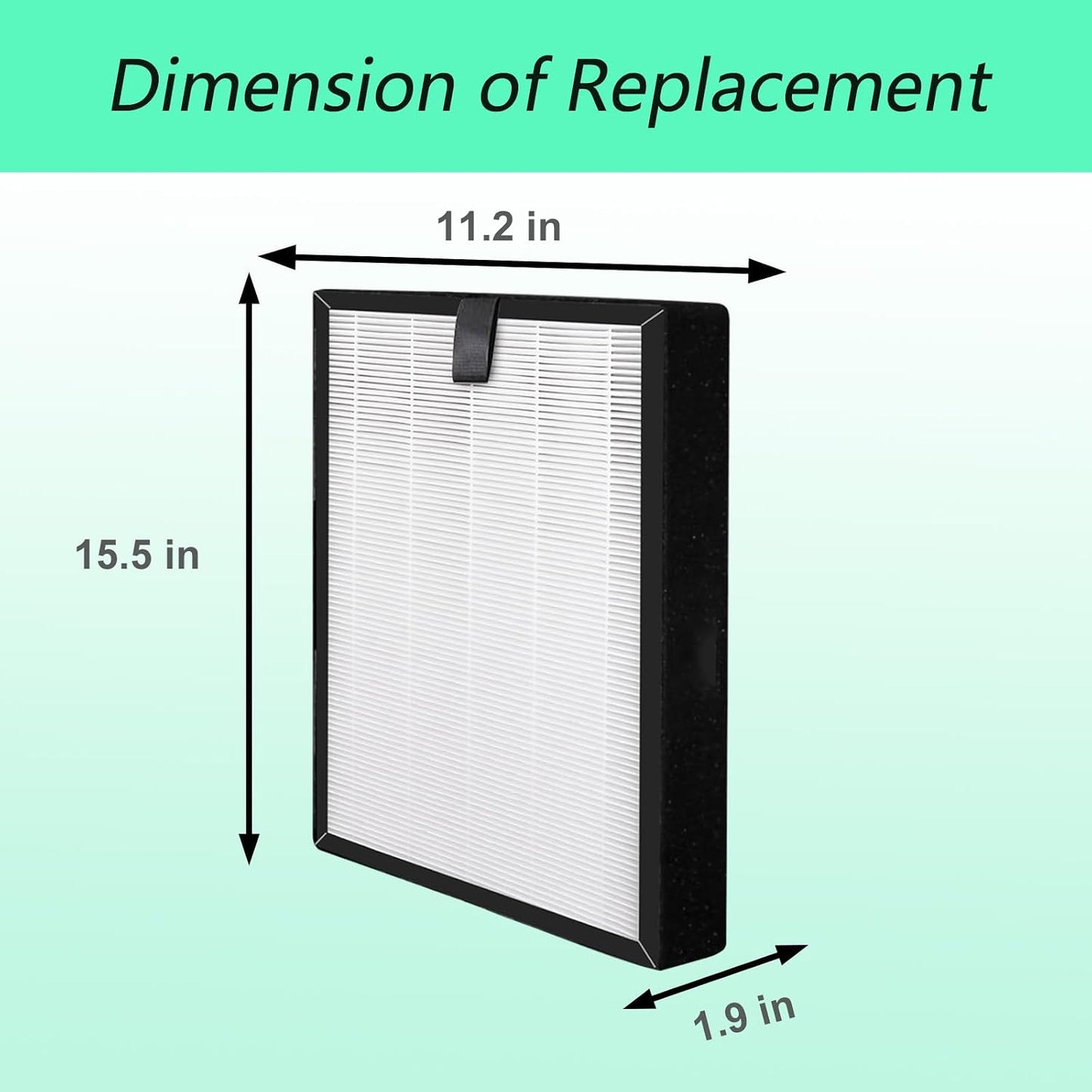Filtro repuesto LivePure Aspen LP350 Purificador aire