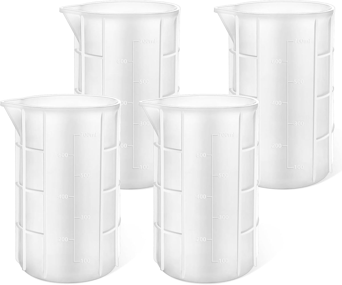 Vasos silicona reutilizables para epoxi y pintura