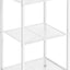 Estante 3 niveles baño sala cocina ajustable blanco