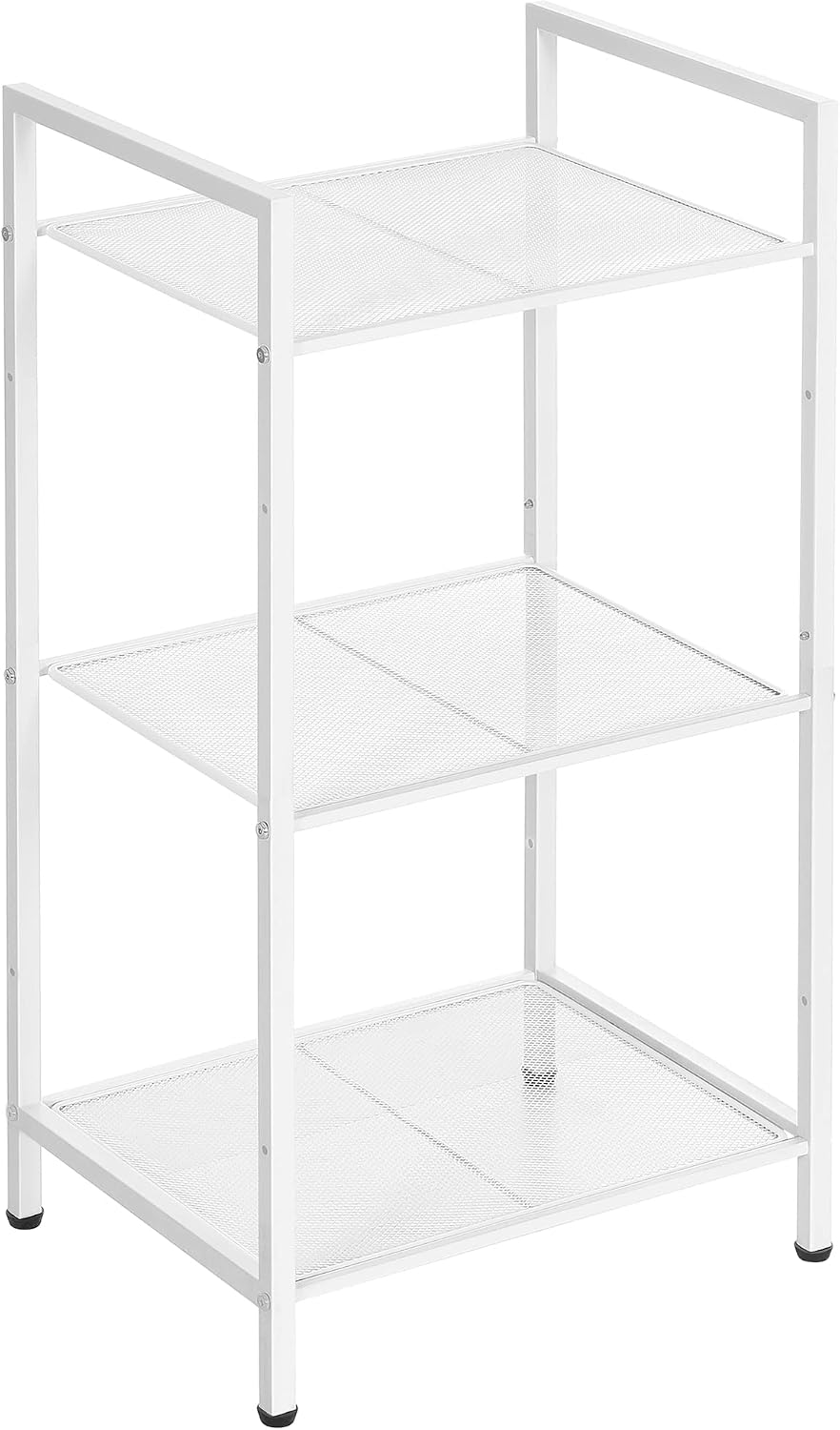 Estante 3 niveles baño sala cocina ajustable blanco