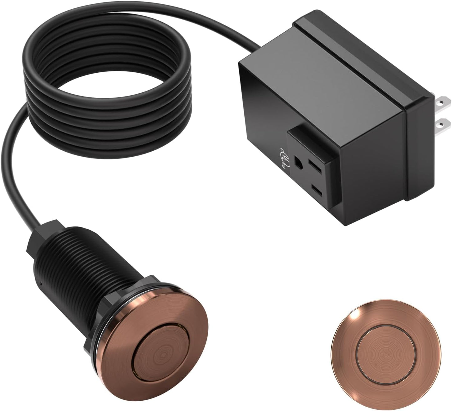 Kit interruptor aire fregadero triturador 3.6pulg