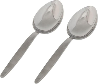 2 Pzas Cucharas Chef Acero Inox 18/10 Plateadas 9pulg