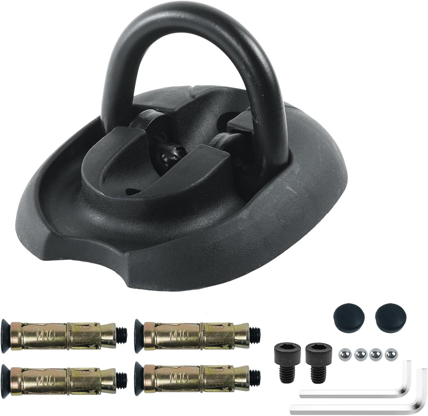 Anclaje antirrobo para motocicleta acero suelo pared