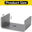 8 Pzas Bolsillos Estaca Soldar Acero 2x4" Remolque