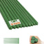 10 Estacas Jardín 8ft con Clips Plástico 0.78pulg