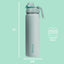 Botella té acero inox 24oz aislada triple capa con tapa