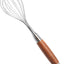 Batidor acero inox mango madera 12pulg cocina
