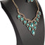 Busto cuero negro para exhibir joyas 16.3"