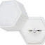 Caja terciopelo hexagonal para anillo propuesta compromiso