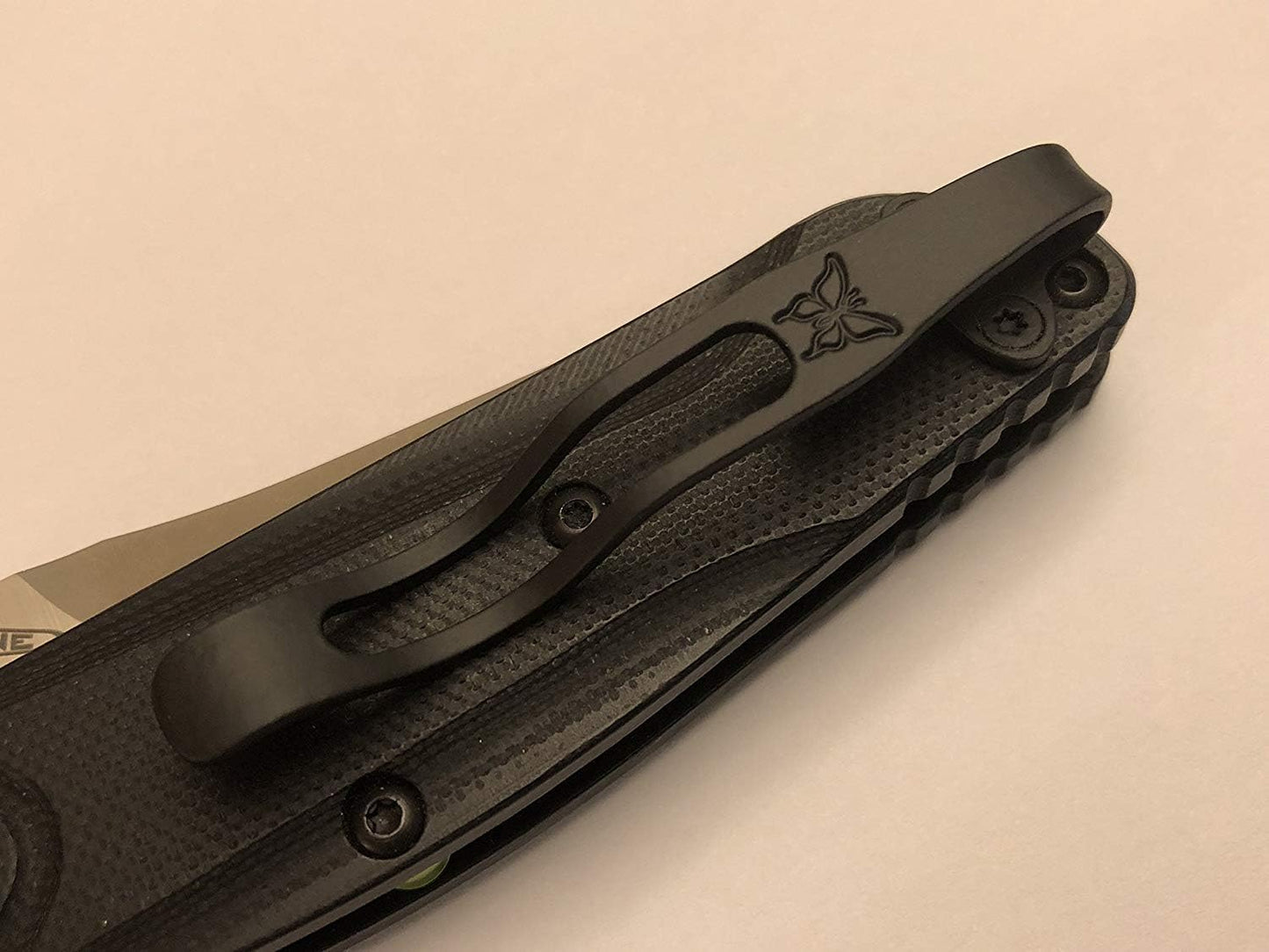 Clip bolsillo titanio para cuchillo Benchmade Osborne 940