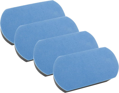 4 Almohadillas Aplicadoras Brillo Neumáticos Espuma Lavable