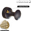 5 Pzas Gancho Ropa Bronce Cama Baño Estilo Rustico