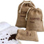 Bolsas yute reutiliz. para cereales y café en grano