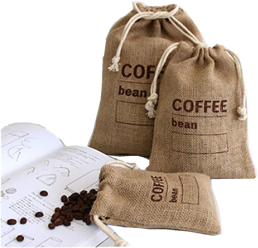 Bolsas yute reutiliz. para cereales y café en grano
