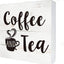 Letrero madera café té caja madera decoración cocina hogar