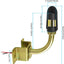 Soporte luz baliza giratoria con cable DIN