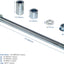 Eje delantero trasero 12mm 280mm comp PIT PRO Dirt Bike