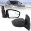 Espejo lateral Ford Escape 13-16 vidrio eléctrico negro mate