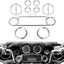 Set 9 Pzas Acento Estéreo Velocímetro Bocina Harley 86-13