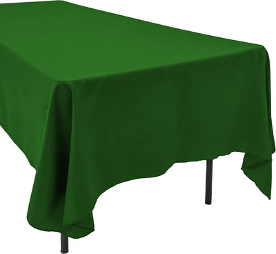 Mantel rectangular poliéster 60x126pulg ignífugo color verde valle