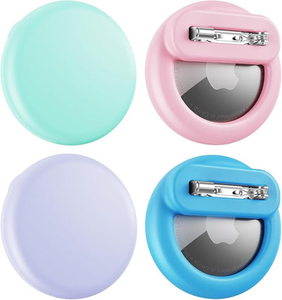 Soporte oculto AirTag para niños 4uds rosa morado azul verde