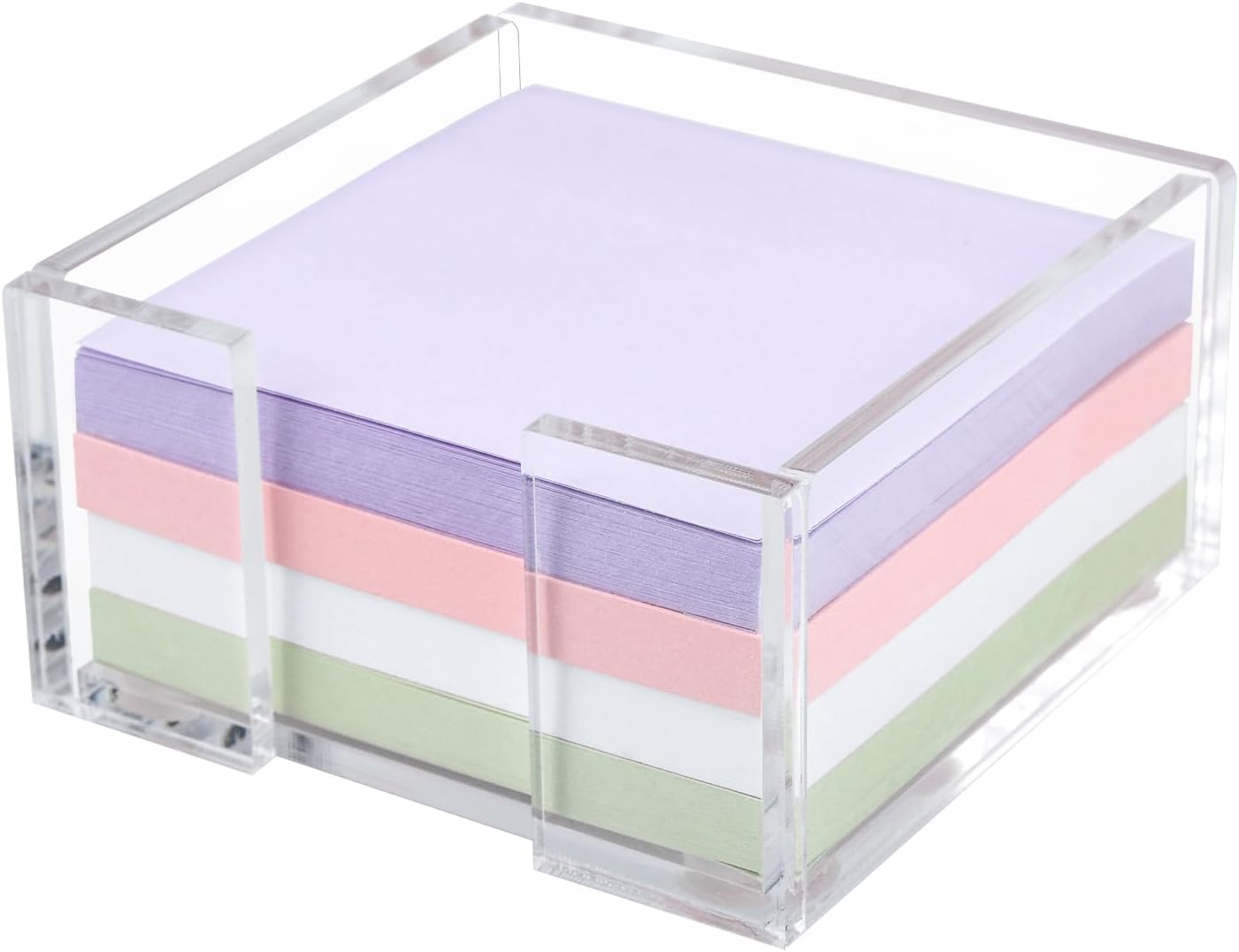 Soporte notas adhesivas acrílico 3x3" transparente