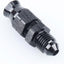 Adaptador compresión aluminio 1/4 macho negro