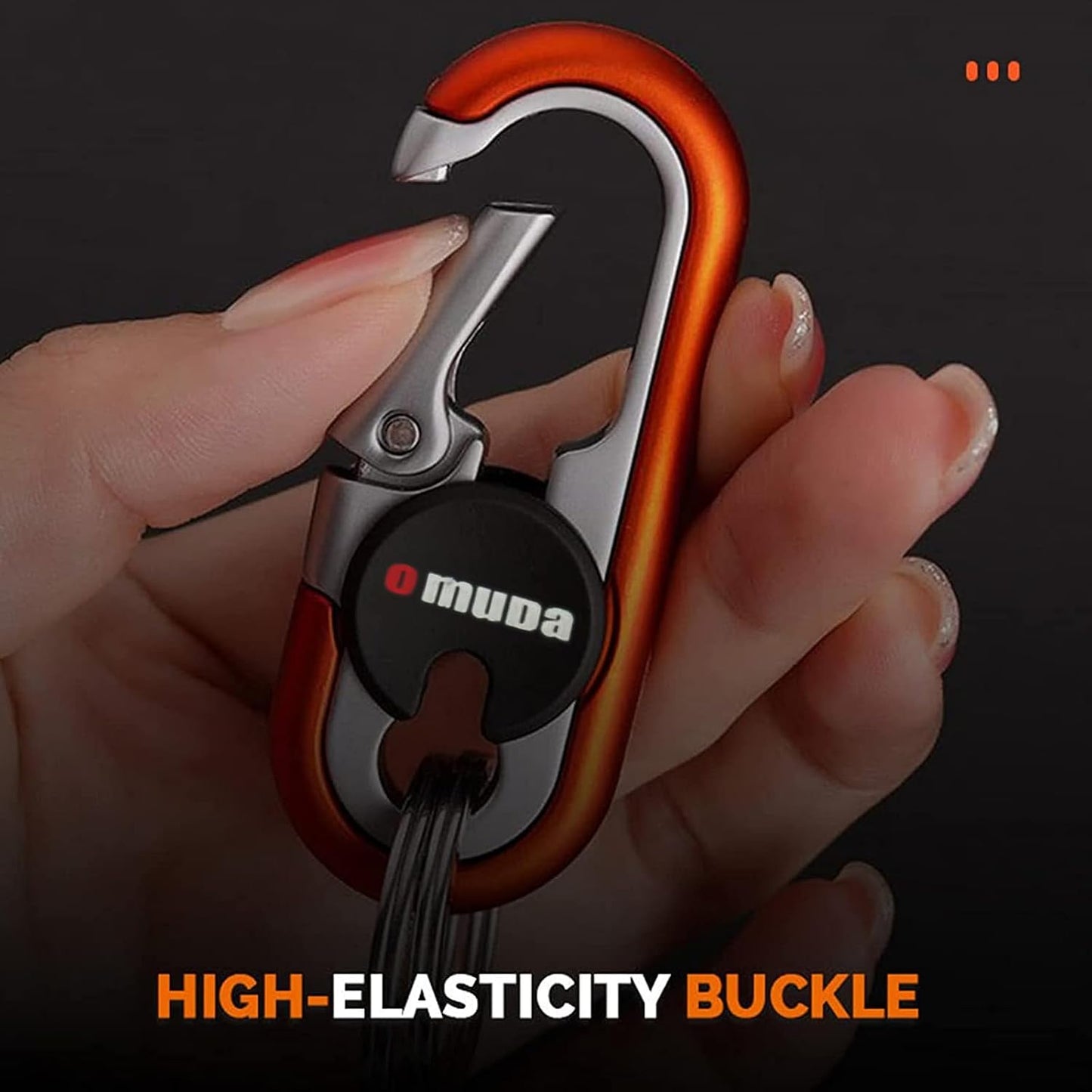 Cadena llave acero inox para hombre antipérdida