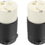Cable extensión Nema 5-15R 15A 110V 2 polos 3 cables con tierra set 2