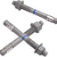 Anclajes hormigón 1x9" galvanizados set 5