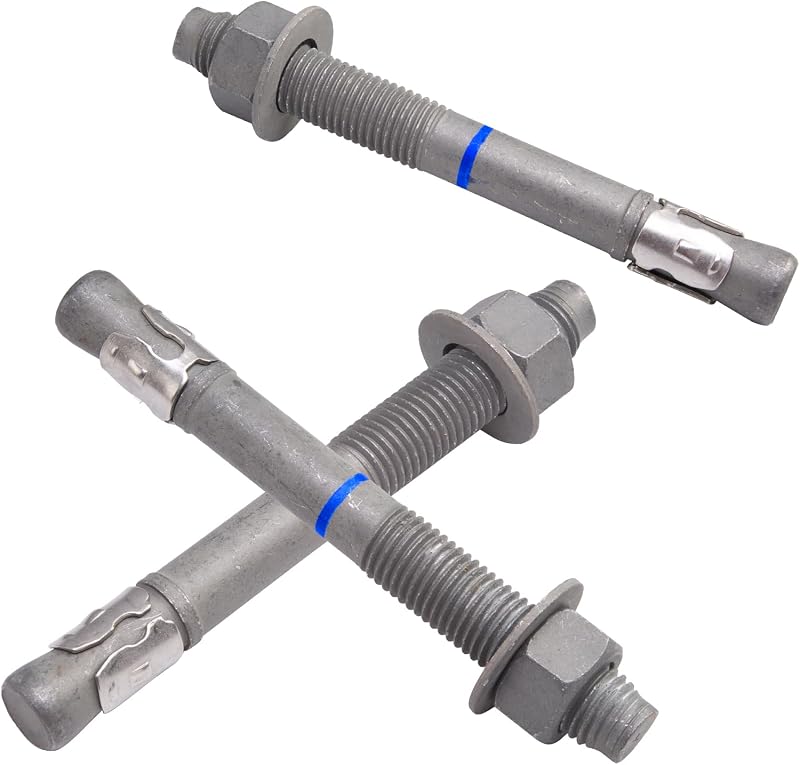 Anclajes hormigón 1x9" galvanizados set 5