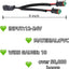 Adaptador conector DT dual para luces antiniebla y techo