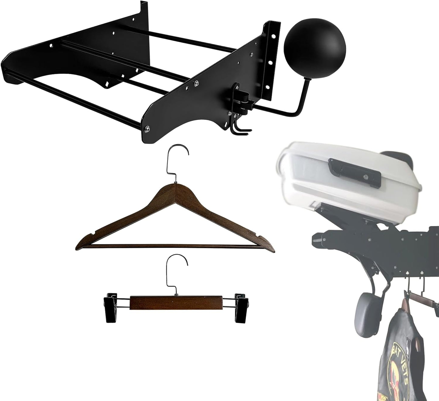 Estante pared para maletero Harley Touring