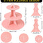 Torre soporte cupcakes 3 niveles para fiestas y bodas