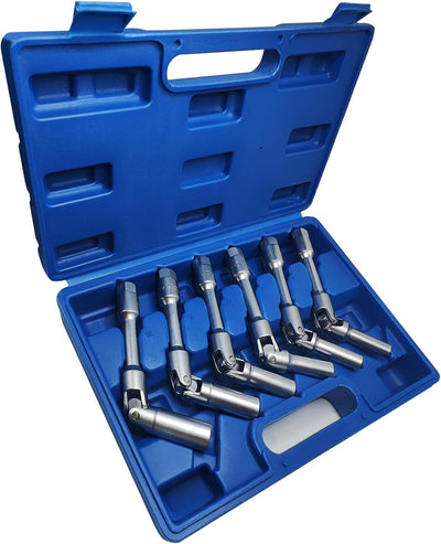 6 Enchufes 3/8" Dr.Extra Junta Universal 0.315-0.630"