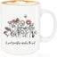 Taza cerámica cristiana con versículos para café y té