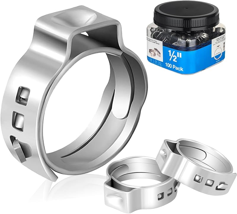 200 Pzas Anillo PEX Acero Inox 304 Clamping