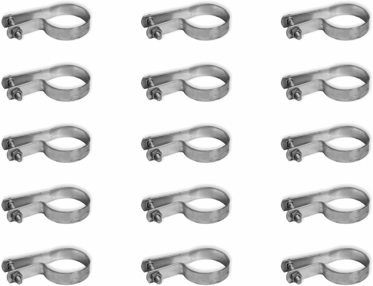 Banda tensión galvanizada 1-5/8" 20 pzas