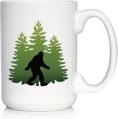 Taza café Bigfoot 15oz cerámica blanca
