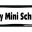 Hueso magnético para auto I Love My Mini Schnauzer 2x7pulg
