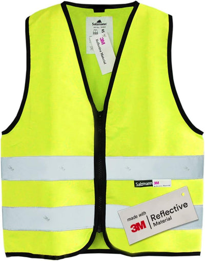Chaleco seguridad niños alta visibilidad con cremallera 3M