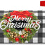 Buzón magnético corona Navidad 25x21"